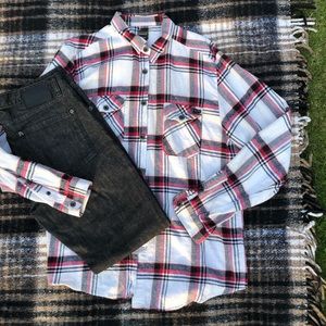 Men’s Volcom plaid button up
